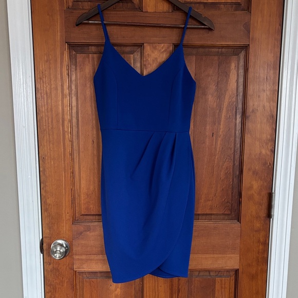 Lulus Dresses & Skirts - Lulu's Royal Blue Spaghetti Strap Mini Dress